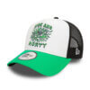 New Era Rick And Morty Teleport Slime White A-Frame Trucker Sapka