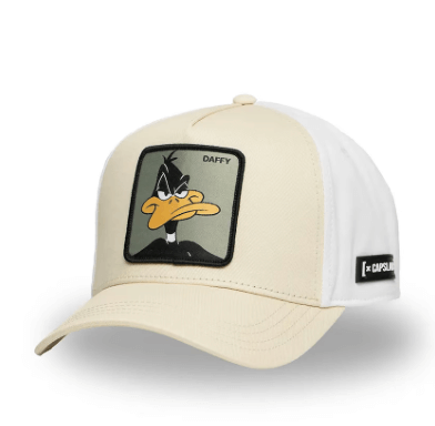 Capslab x Looney Tunes Daffy Beige Trucker