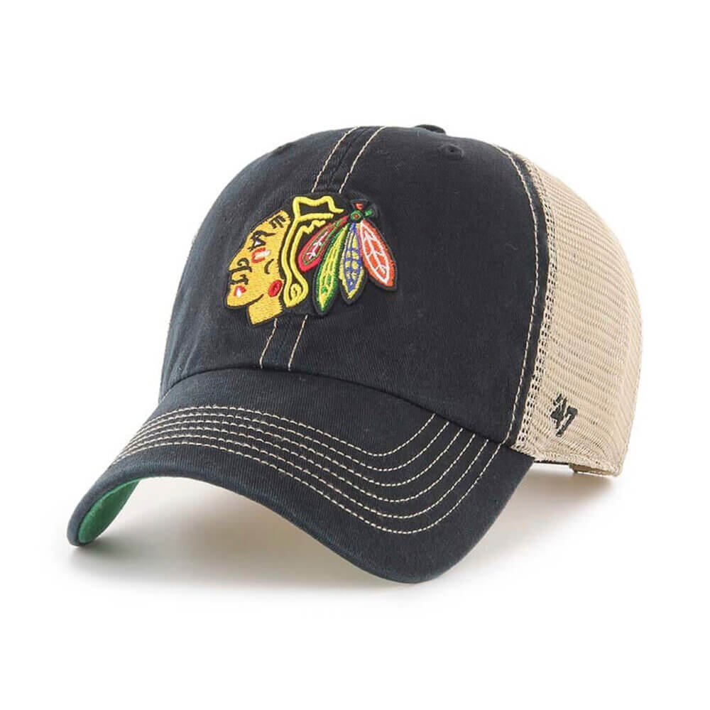 '47 Brand CHICAGO BLACKHAWKS TRAWLER CLEAN UP SNAPBACK