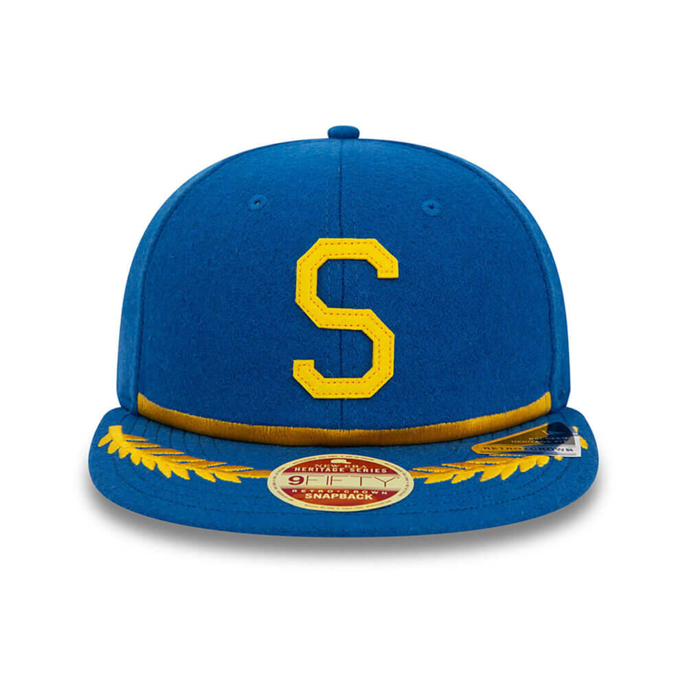 New Era 9Fifty Seattle Pilots Heritage Series Blue Strap back - Image 2