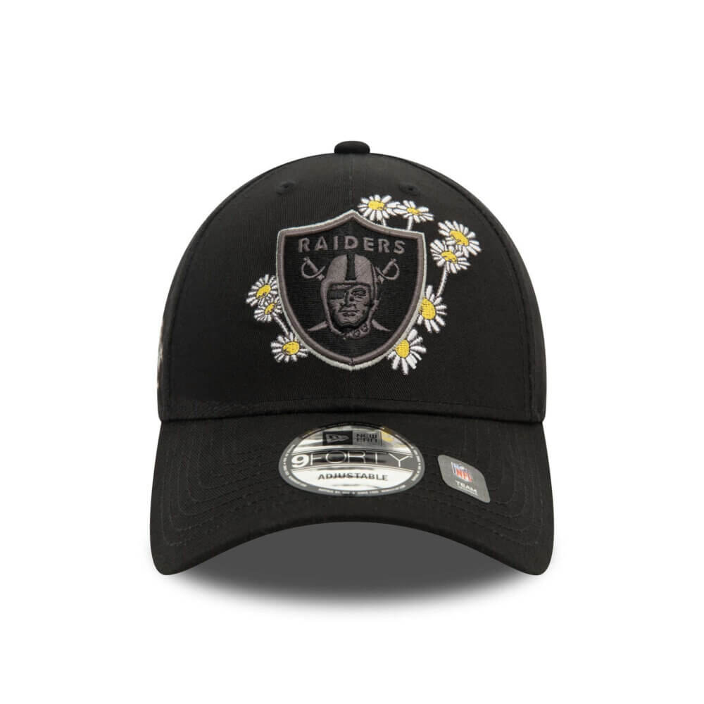 New Era 9FORTY Las Vegas Raiders Flower Icon Black Sapka - Image 2
