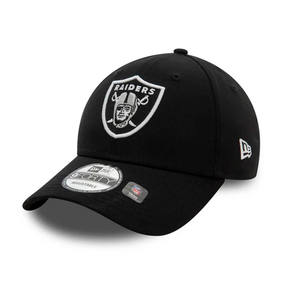 New Era 9FORTY Las Vegas Raiders Side Patch Black Strapback