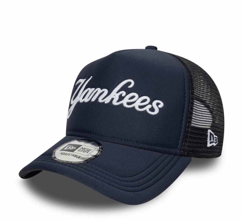 New Era Script Trucker New York Yankees Navy - Image 4