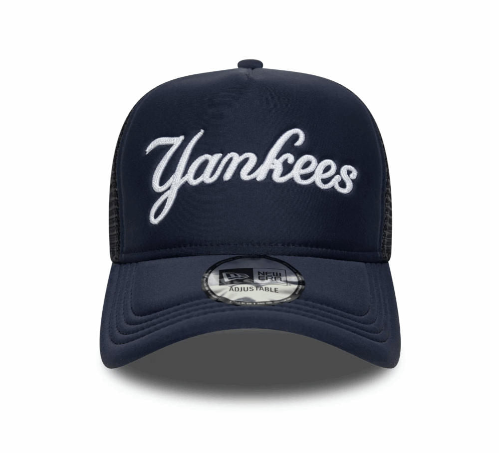 New Era Script Trucker New York Yankees Navy - Image 2