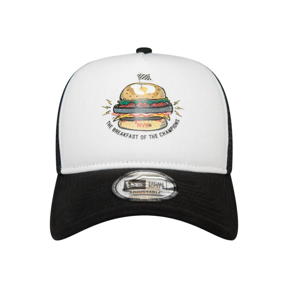 New Era Adjustable Aprilia A-Frame Black Trucker - Image 2