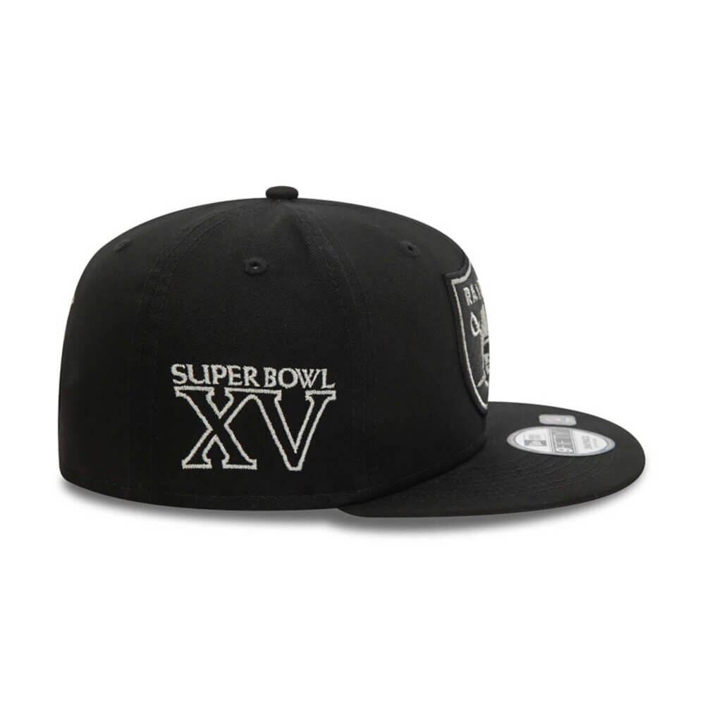New Era 9Fifty Las Vegas Raiders Metallic Outline Black Snapback - Image 2