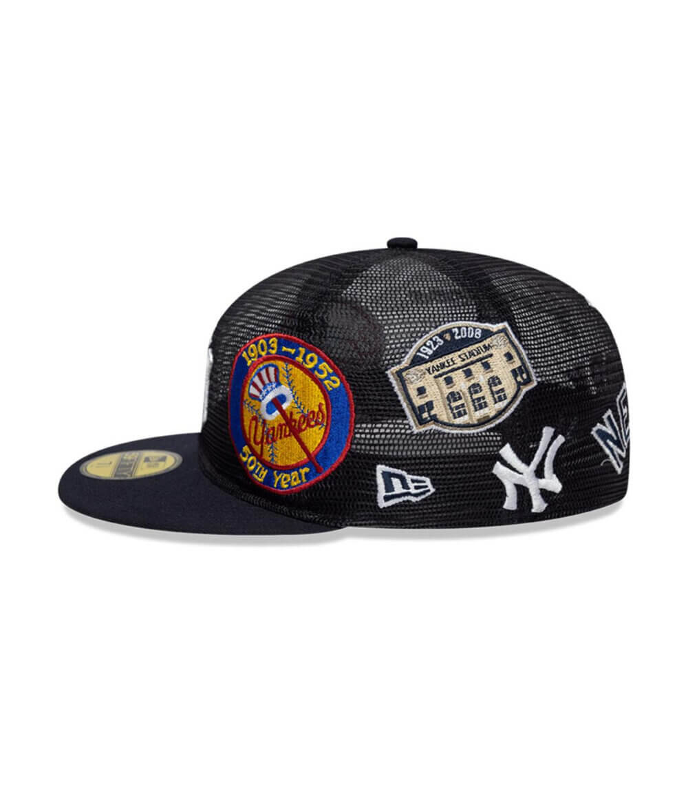 New Era New York Yankees AOP Mesh 59FIFTY Fitted Cap - Image 5