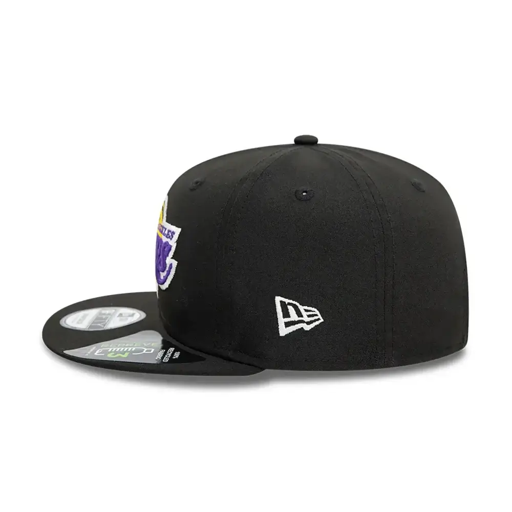 New Era LA Lakers Repreve Black 9FIFTY Snapback Sapka - Image 7