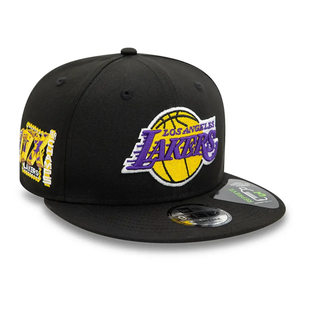 New Era LA Lakers Repreve Black 9FIFTY Snapback Sapka - Image 2