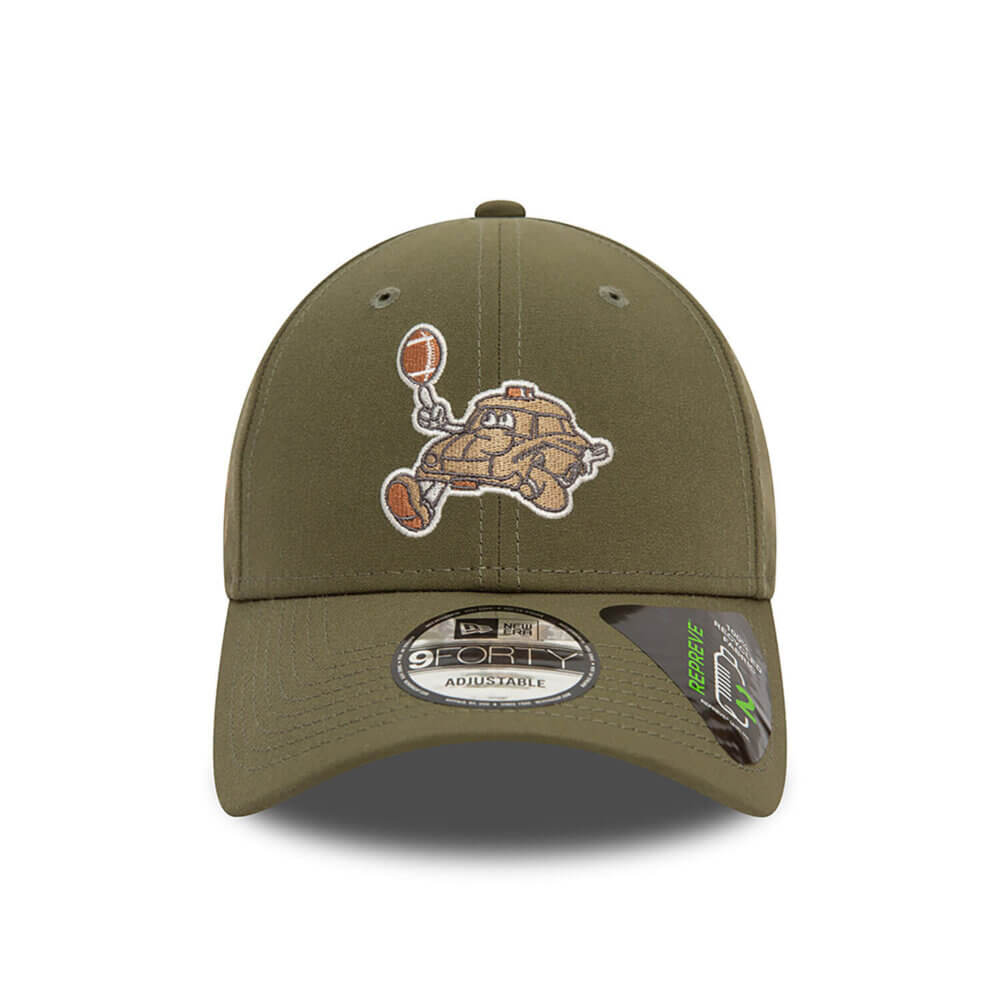New Era Football Taxi Repreve Green 9FORTY Sapka - Image 3