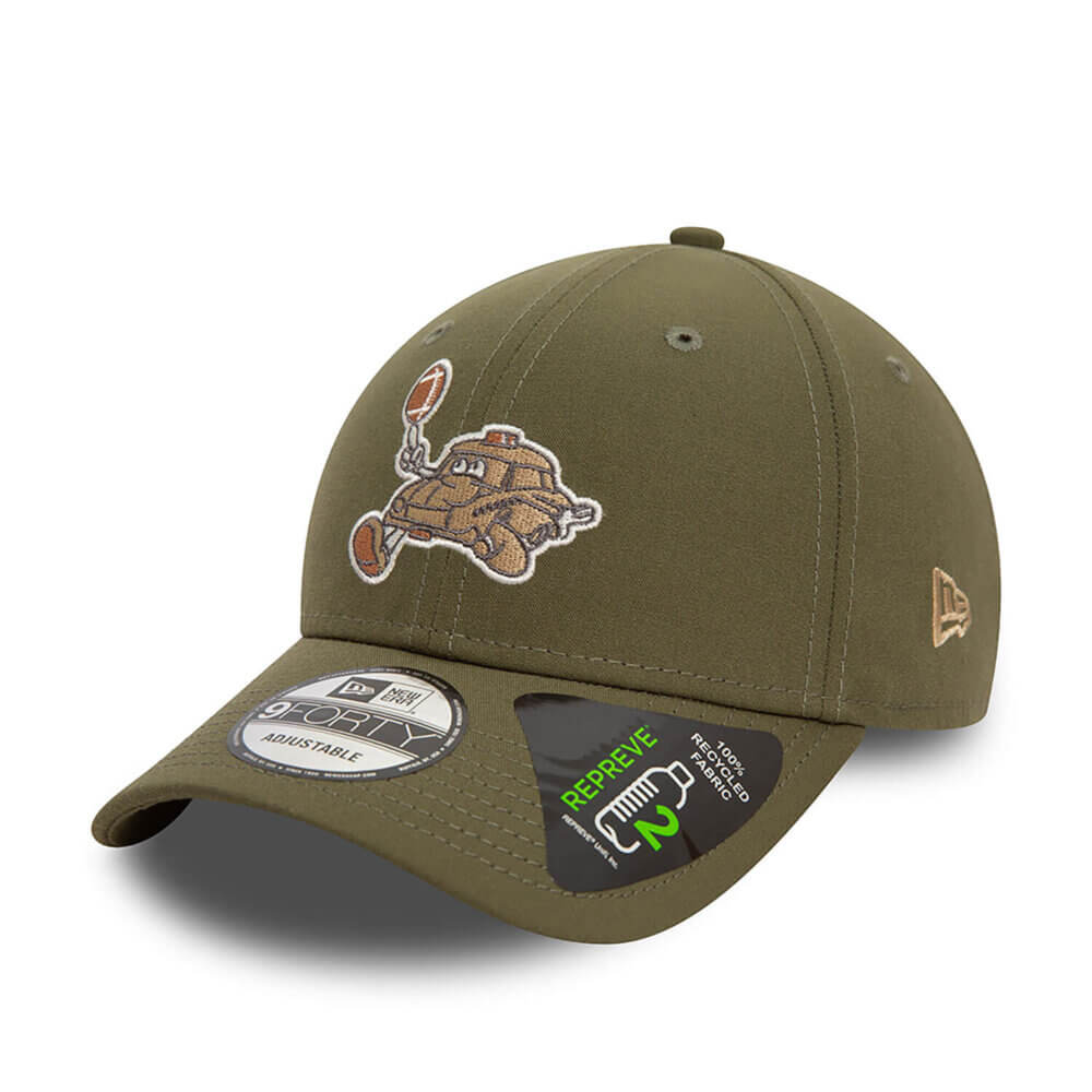 New Era Football Taxi Repreve Green 9FORTY Sapka