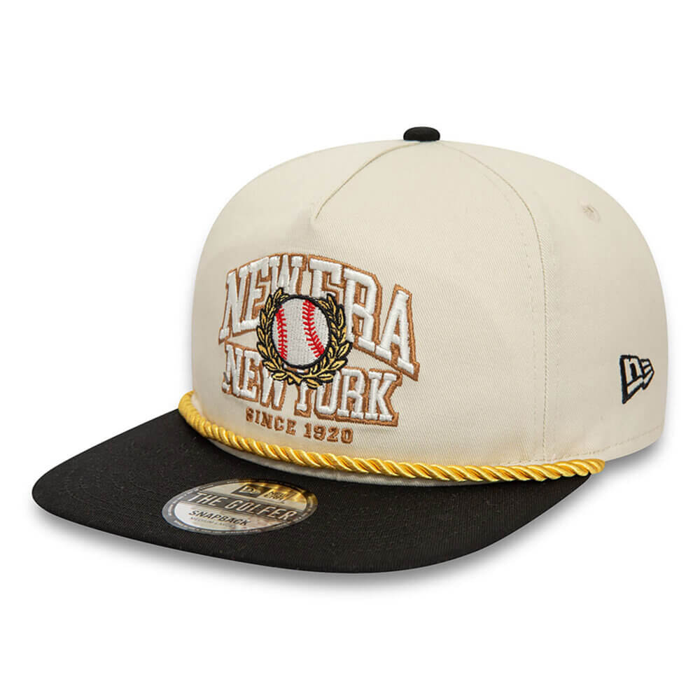 New Era New World White Golfer Sapka