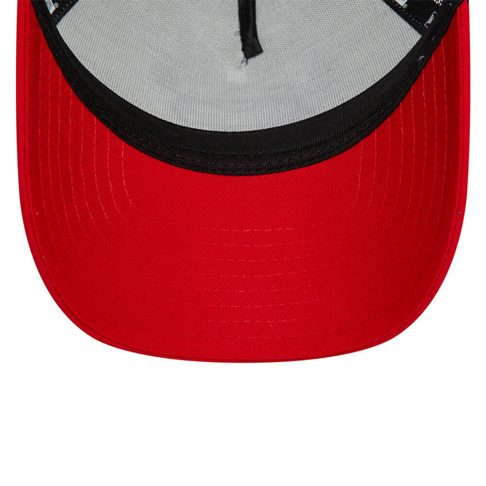 New Era Adjustable Womens Rhinestone Red A-Frame Trucker - Image 4