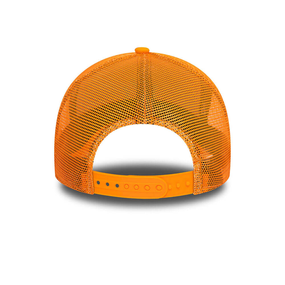 New Era Adjustable New York Yankees Orange A-Frame Trucker - Image 4