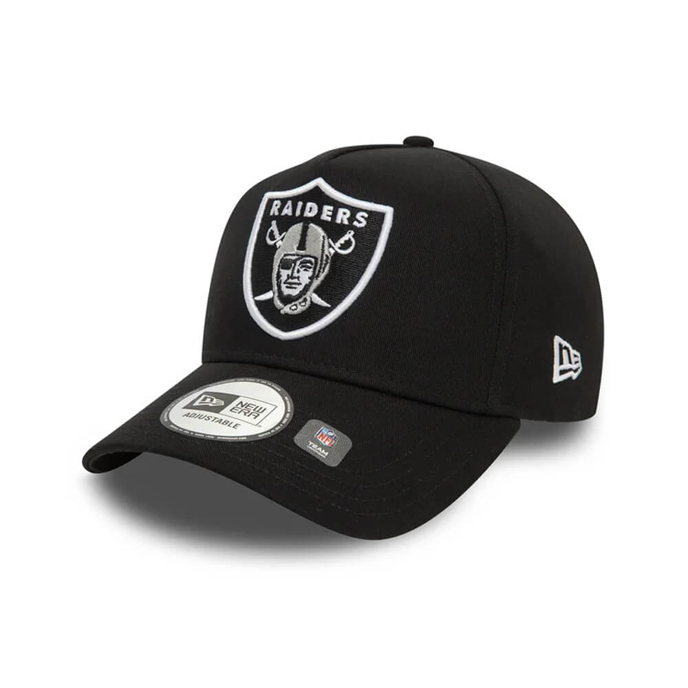 New Era Raiders Patch NFL E-Frame Black Snapback Sapka