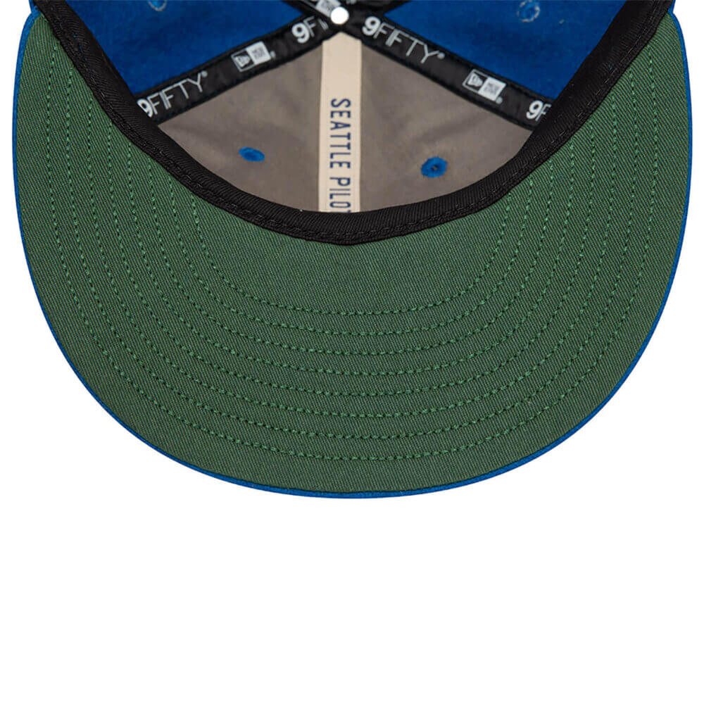 New Era 9Fifty Seattle Pilots Heritage Series Blue Strap back - Image 5