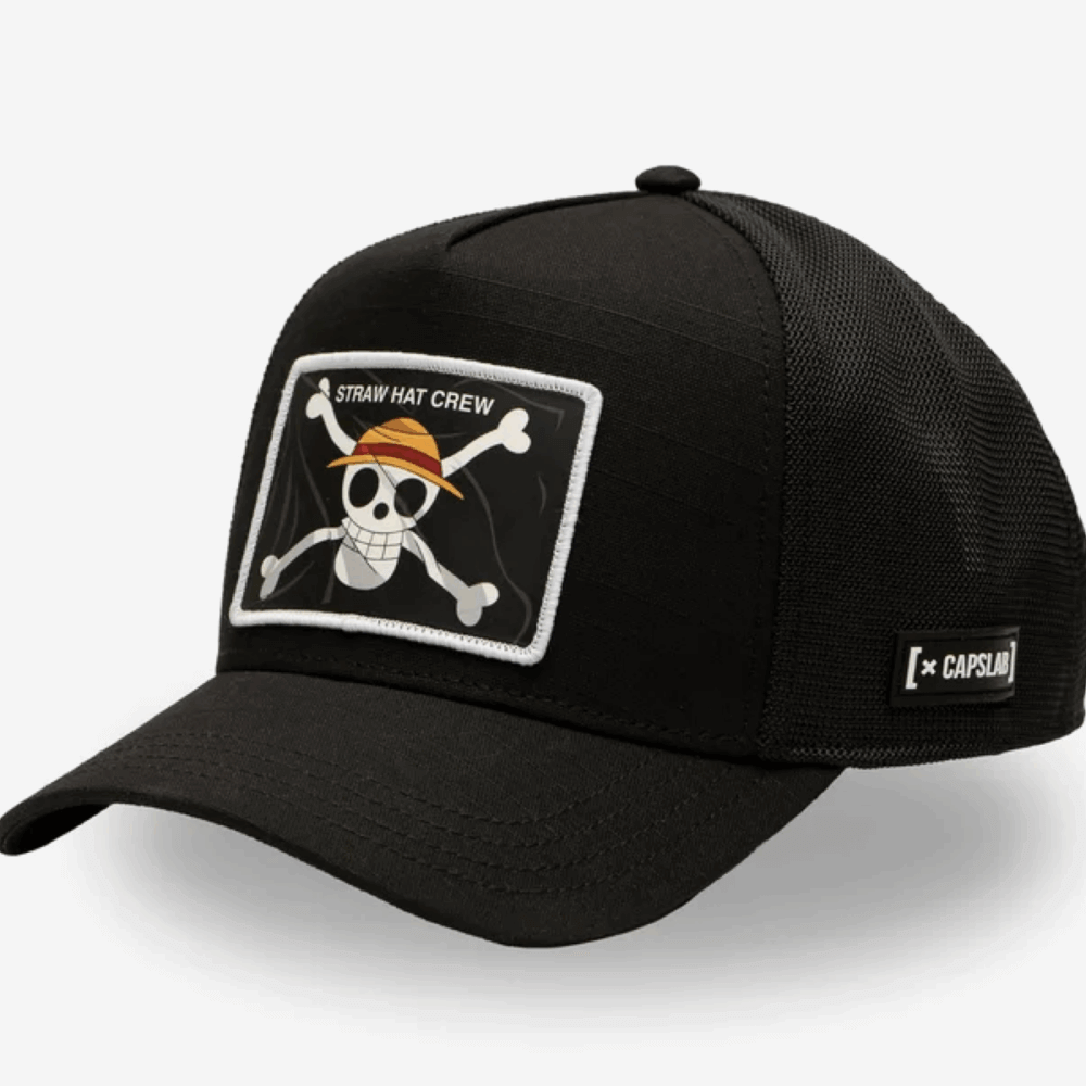 Capslab x One Piece Black Flag Trucker