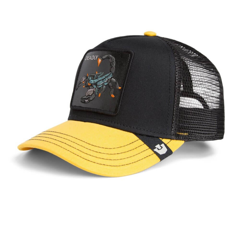 Goorin Bros Deadly Scorpion Fekete Trucker Sapka